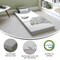 Emma and Oliver Nova Cooling Tri-Fold Memory Foam Mattress in a Box with Supportive Foam Base and Washable Cover